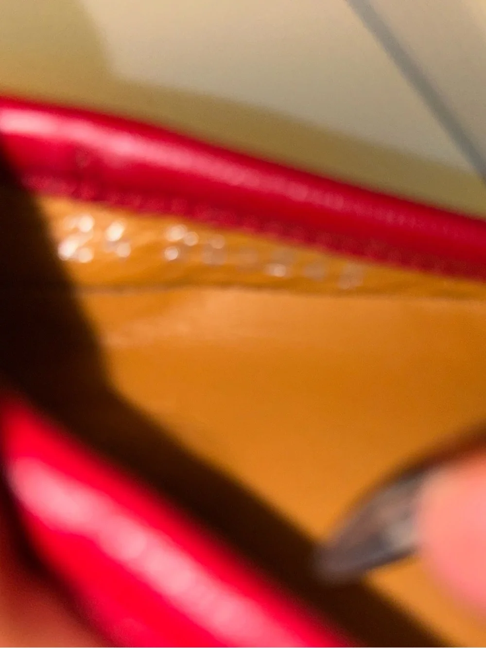 Gucci Red Leather Bamboo Bit Slip-On Loafers
